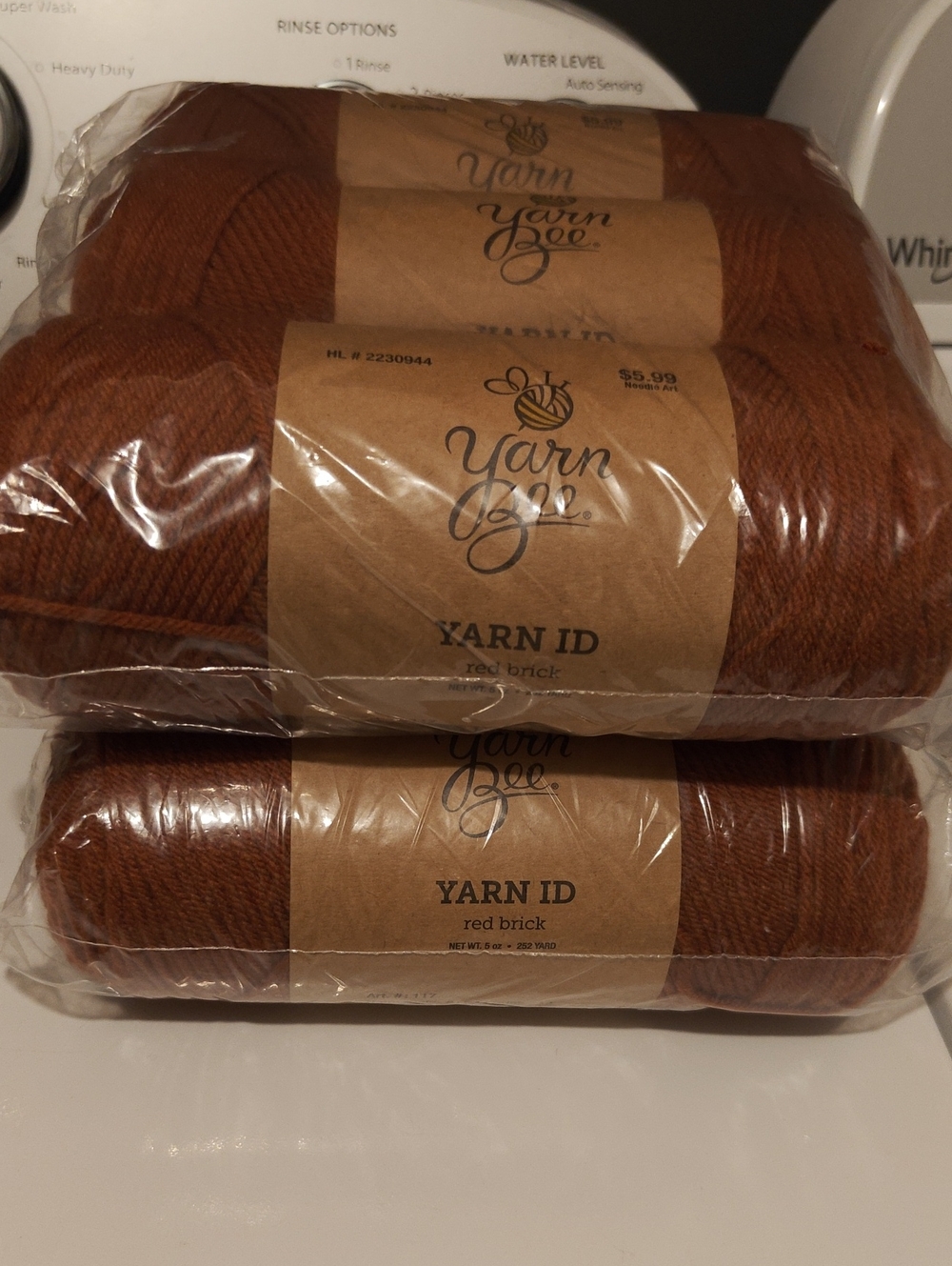 Yarn Bee Red Brick Yarn – 2 3-Pack